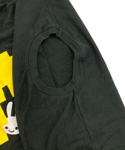 CUNE（キューン）CUNE (キューン) 食べられるウサギ Tシャツ ブラック サイズ:Lの古着・服飾アイテム