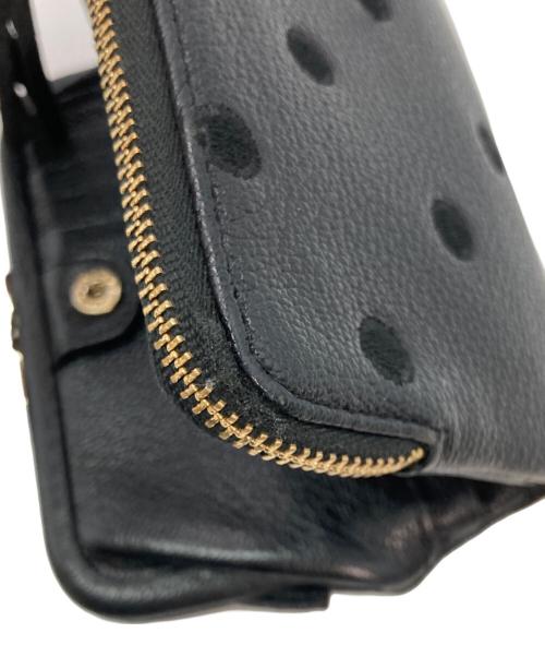 Perche（ペルケ）Perche (ペルケ) がま口財布 ブラックの古着・服飾アイテム