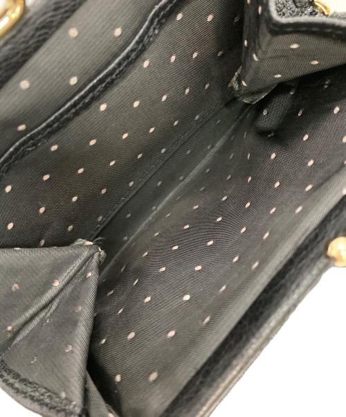 Perche（ペルケ）Perche (ペルケ) がま口財布 ブラックの古着・服飾アイテム