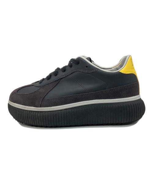 Onitsuka Tiger（オニツカタイガー）Onitsuka Tiger (オニツカタイガー) DELECITY ブラック×イエロー サイズ:US5の古着・服飾アイテム