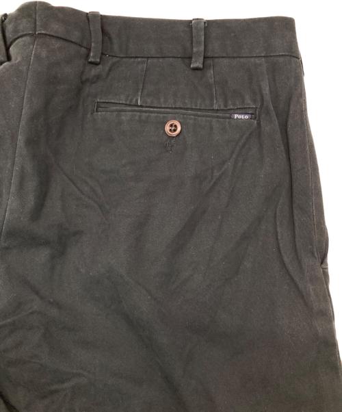 POLO RALPH LAUREN（ポロ・ラルフローレン）POLO RALPH LAUREN (ポロ・ラルフローレン) スリムフィットチノ ブラック サイズ:32×32の古着・服飾アイテム