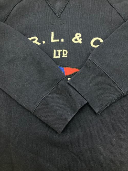 POLO RALPH LAUREN（ポロ・ラルフローレン）POLO RALPH LAUREN (ポロ・ラルフローレン) ハイネックラグランスウェット ネイビー サイズ:Mの古着・服飾アイテム