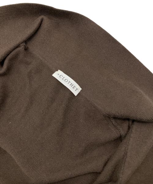 +CLOTHET（クロスクローゼット）+CLOTHET (クロスクローゼット) Skipper Knit ブラウン サイズ:3の古着・服飾アイテム