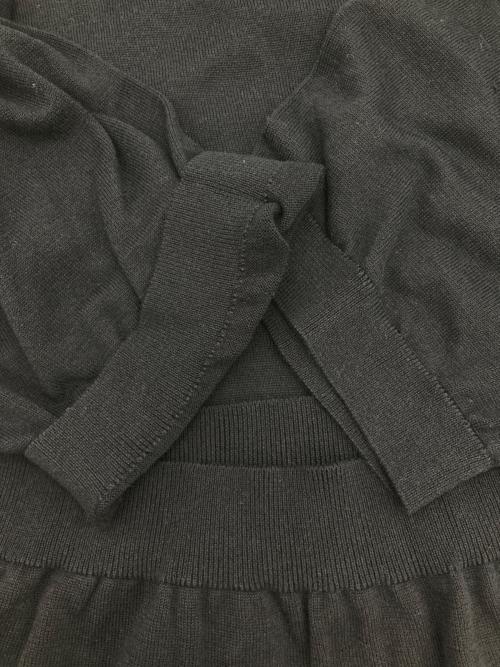 +CLOTHET（クロスクローゼット）+CLOTHET (クロスクローゼット) Mock Neck Knit T-shirt ブラック サイズ:3の古着・服飾アイテム