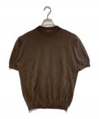 +CLOTHETクロスクローゼット）の古着「Mock Neck Knit T-shirt」｜ブラウン