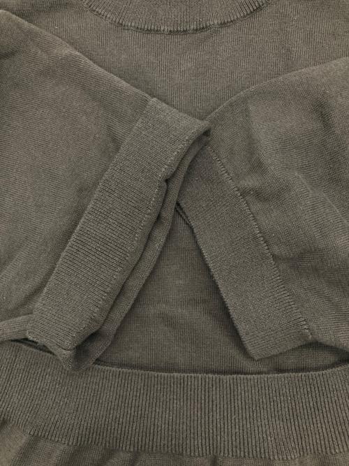 +CLOTHET（クロスクローゼット）+CLOTHET (クロスクローゼット) Mock Neck Knit T-shirt ブラウン サイズ:3の古着・服飾アイテム