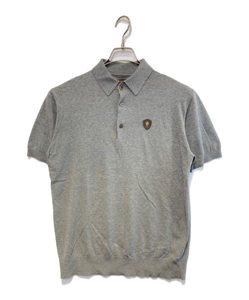 Felisi IL GOLF（フェリージ イル ゴルフ）Felisi IL GOLF (フェリージ イル ゴルフ) ニットポロシャツ グレー サイズ:Lの古着・服飾アイテム
