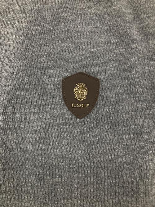 Felisi IL GOLF（フェリージ イル ゴルフ）Felisi IL GOLF (フェリージ イル ゴルフ) ニットポロシャツ グレー サイズ:Lの古着・服飾アイテム