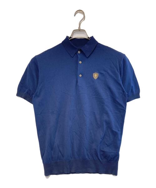 Felisi IL GOLF（フェリージ イル ゴルフ）Felisi IL GOLF (フェリージ イル ゴルフ) ニットポロシャツ ネイビー サイズ:Lの古着・服飾アイテム