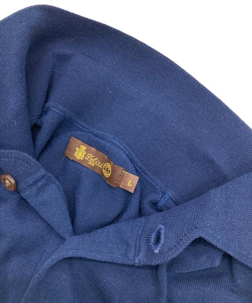 Felisi IL GOLF（フェリージ イル ゴルフ）Felisi IL GOLF (フェリージ イル ゴルフ) ニットポロシャツ ネイビー サイズ:Lの古着・服飾アイテム