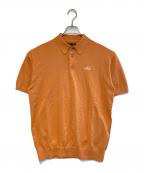 Felisi IL GOLFフェリージ イル ゴルフ）の古着「ニットポロシャツ」｜ブラウン