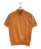Felisi IL GOLFフェリージ イル ゴルフ）の古着「ニットポロシャツ」｜ブラウン