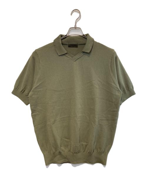 rinascente（リナシェンテ）rinascente (リナシェンテ) ポロシャツ グリーン サイズ:Freeの古着・服飾アイテム