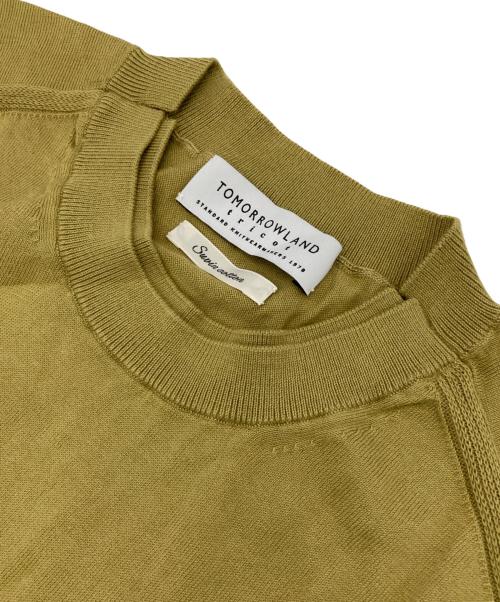TOMORROW LAND（トゥモローランド）TOMORROW LAND (トゥモローランド) スビンコットン クルーネックプルオーバー グリーン サイズ:Mの古着・服飾アイテム