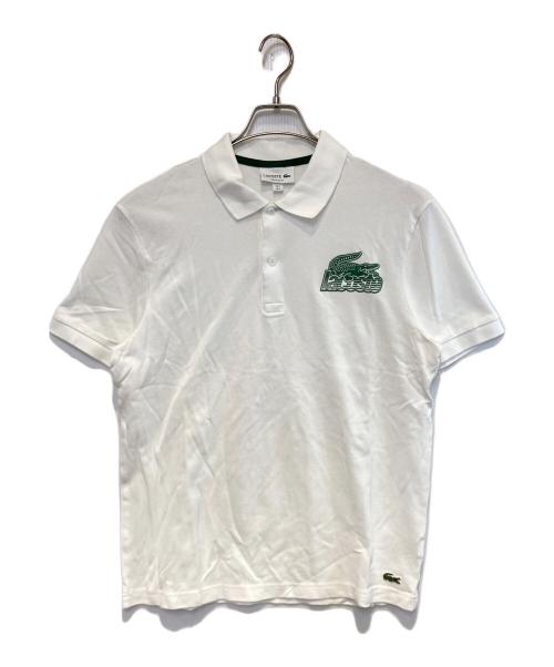 LACOSTE（ラコステ）LACOSTE (ラコステ) ポロシャツ ホワイト サイズ:Lの古着・服飾アイテム