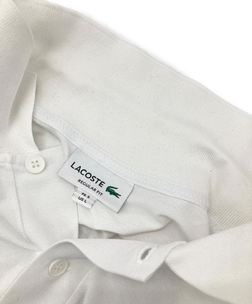 LACOSTE（ラコステ）LACOSTE (ラコステ) ルネ・ラコステグラフィックパックプリントポロシャツ ホワイト サイズ:Lの古着・服飾アイテム