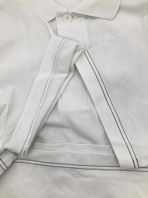 LACOSTE（ラコステ）LACOSTE (ラコステ) ルネ・ラコステグラフィックパックプリントポロシャツ ホワイト サイズ:Lの古着・服飾アイテム
