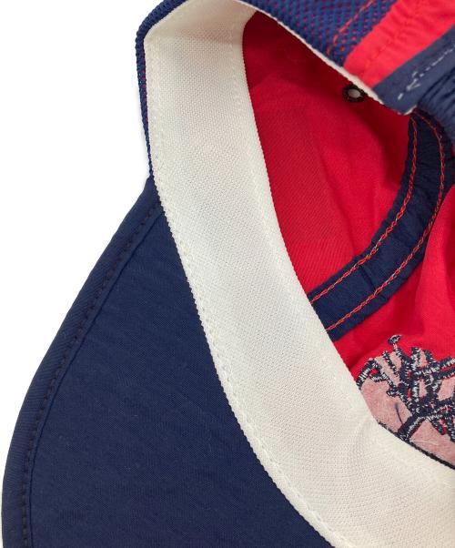 Timberland（ティンバーランド）Timberland (ティンバーランド) ［古着］ジェットキャップ レッド×ネイビー サイズ:SMサイズの古着・服飾アイテム