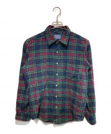 PENDLETON（ペンドルトン）の古着「［古着］チェックネルシャツ」｜ネイビー×レッド