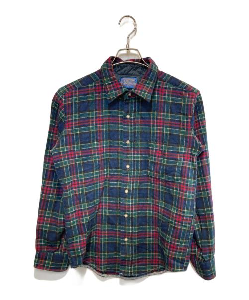 PENDLETON（ペンドルトン）PENDLETON (ペンドルトン) ［古着］チェックネルシャツ ネイビー×レッド サイズ:XLの古着・服飾アイテム