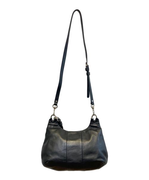 COACH（コーチ）COACH (コーチ) 2WAYレザーショルダーバッグ ブラックの古着・服飾アイテム