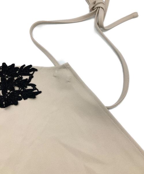 sahara（サハラ）sahara (サハラ) Multiway Lace Bustier ベージュ×ブラック サイズ:Freeの古着・服飾アイテム