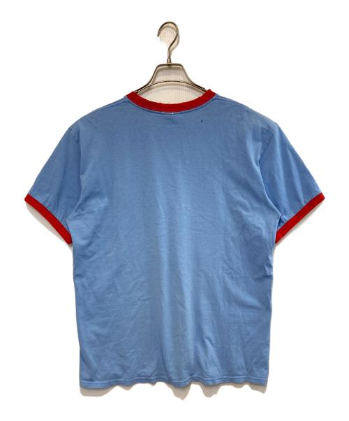 NIKE（ナイキ）NIKE (ナイキ) ［古着］リンガーTシャツ ブルー×レッド サイズ:Mの古着・服飾アイテム
