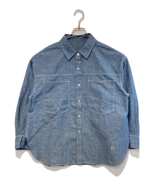 BABYLONE（バビロン）BABYLONE (バビロン) シャンブレーワークシャツ インディゴ サイズ:Freeの古着・服飾アイテム
