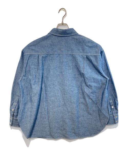 BABYLONE（バビロン）BABYLONE (バビロン) シャンブレーワークシャツ インディゴ サイズ:Freeの古着・服飾アイテム