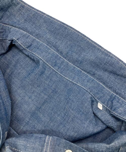 BABYLONE（バビロン）BABYLONE (バビロン) シャンブレーワークシャツ インディゴ サイズ:Freeの古着・服飾アイテム