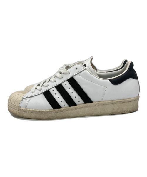 adidas（アディダス）adidas (アディダス) SUPER STAR 80s ホワイト×ブラック サイズ:US8 1/2の古着・服飾アイテム
