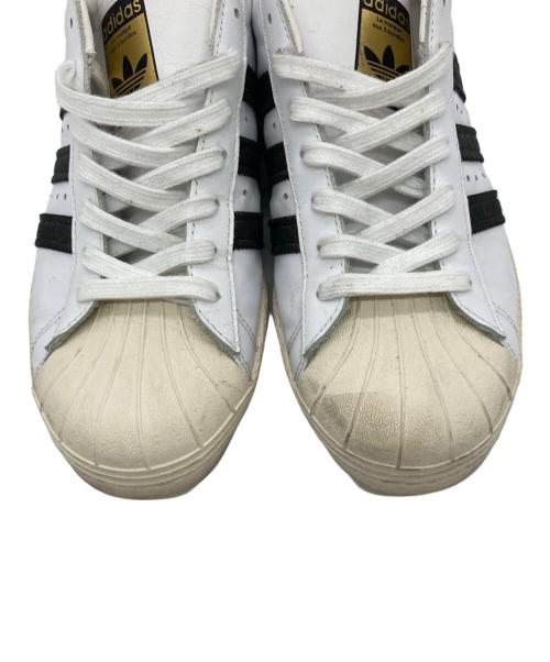 adidas（アディダス）adidas (アディダス) SUPER STAR 80s ホワイト×ブラック サイズ:US8 1/2の古着・服飾アイテム