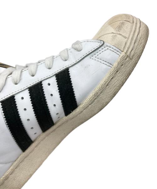 adidas（アディダス）adidas (アディダス) SUPER STAR 80s ホワイト×ブラック サイズ:US8 1/2の古着・服飾アイテム