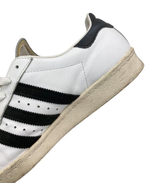 adidas（アディダス）adidas (アディダス) SUPER STAR 80s ホワイト×ブラック サイズ:US8 1/2の古着・服飾アイテム