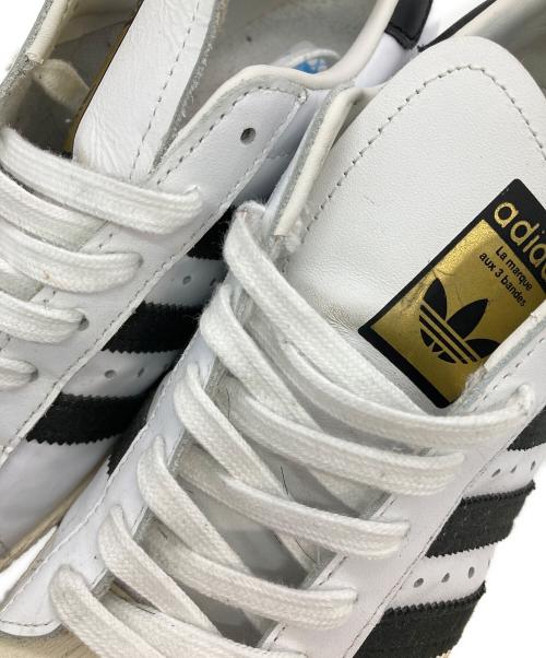 adidas（アディダス）adidas (アディダス) SUPER STAR 80s ホワイト×ブラック サイズ:US8 1/2の古着・服飾アイテム