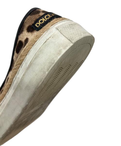 DOLCE & GABBANA（ドルチェ＆ガッバーナ）DOLCE & GABBANA (ドルチェ＆ガッバーナ) エスパドリーユ ベージュ サイズ:38 1/2の古着・服飾アイテム