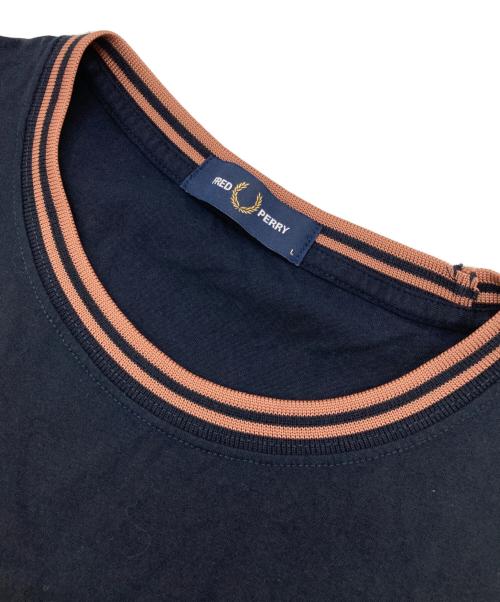 FRED PERRY（フレッドペリー）FRED PERRY (フレッドペリー) Twin Tipped T-Shirt ブラック サイズ:Lの古着・服飾アイテム