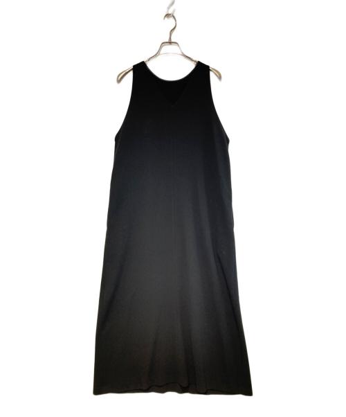 Curensology（カレンソロジー）Curensology (カレンソロジー) ダブルクロスドレス ブラック サイズ:38の古着・服飾アイテム