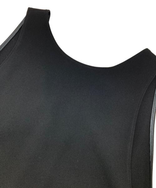 Curensology（カレンソロジー）Curensology (カレンソロジー) ダブルクロスドレス ブラック サイズ:38の古着・服飾アイテム