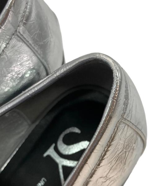SY UNITED ARROWS（シーユナイテッドアローズ）SY UNITED ARROWS (シーユナイテッドアローズ) ヒールローファー パンプス シルバー サイズ:24の古着・服飾アイテム
