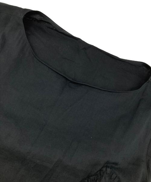 IENA（イエナ）IENA (イエナ) maison コットンギャザーマキシワンピース ブラック サイズ:38の古着・服飾アイテム