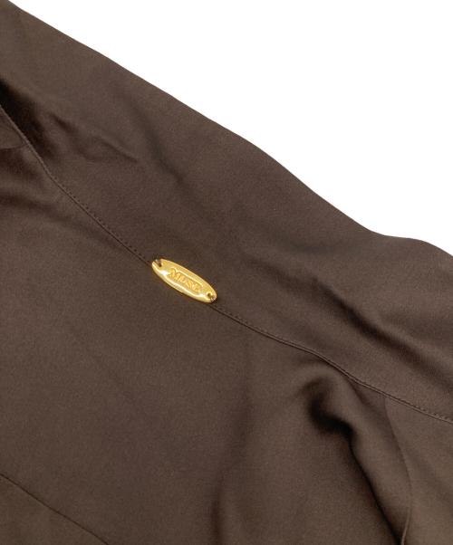 MUSE de Deuxieme Classe（ミューズ ドゥーズィエム クラス）MUSE de Deuxieme Classe (ミューズ ドゥーズィエム クラス) SILK SATIN ロング ワンピース ブラウン サイズ:Freeの古着・服飾アイテム