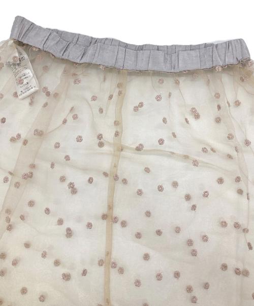 IENA（イエナ）IENA (イエナ) チュールスカート ベージュ サイズ:Freeの古着・服飾アイテム