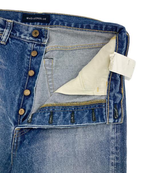 MADISON BLUE（マディソンブルー）MADISON BLUE (マディソンブルー) CRASHED SAROUEL PT DENIM インディゴ サイズ:01の古着・服飾アイテム