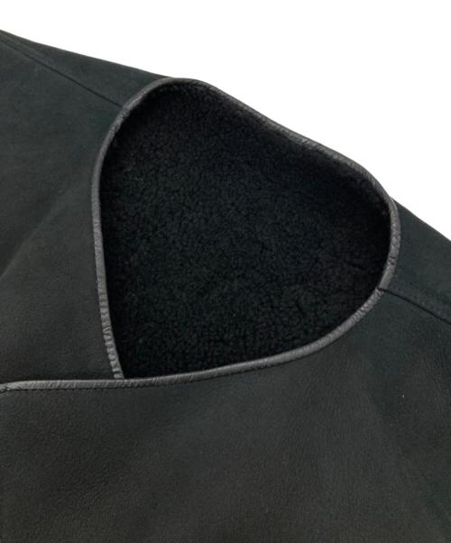 SEEALL（シーオール）SEEALL (シーオール) MOUTON SHEARING OVERSIZED GILET ブラック サイズ:M 未使用品の古着・服飾アイテム