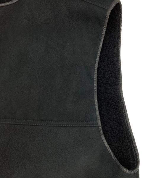 SEEALL（シーオール）SEEALL (シーオール) MOUTON SHEARING OVERSIZED GILET ブラック サイズ:M 未使用品の古着・服飾アイテム