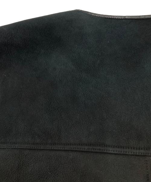SEEALL（シーオール）SEEALL (シーオール) MOUTON SHEARING OVERSIZED GILET ブラック サイズ:M 未使用品の古着・服飾アイテム