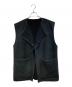 SEEALL（シーオール）の古着「MOUTON SHEARING OVERSIZED GILET」｜ブラック