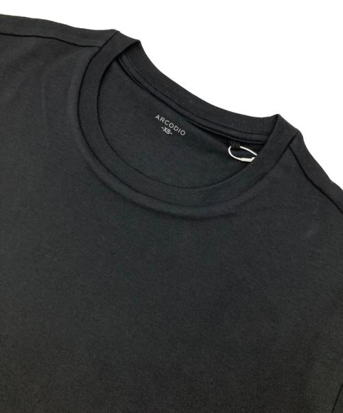 ARCODIO（アルコディオ）ARCODIO (アルコディオ) スーピマコットンジャジーS/S T-shirt ブラック サイズ:XS 未使用品の古着・服飾アイテム