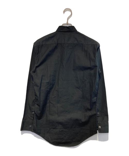 DIOR HOMME（ディオール オム）DIOR HOMME (ディオール オム) ロングスリーブBDシャツ ブラック サイズ:37の古着・服飾アイテム
